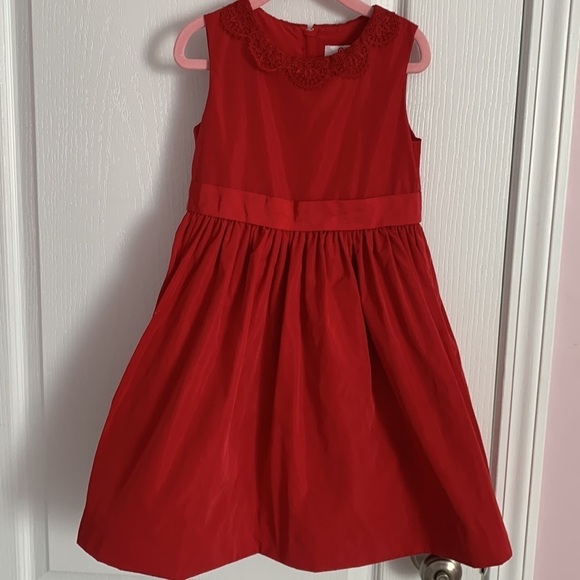 Neiman Marcus Other - Neiman Marcus Jason Wu red lace collar dress Christmas holidays size 5T formal